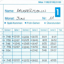 Lade das Bild in den Galerie-Viewer, Stempeluhr MAX ER-2700 mit 100 Stempelkarten