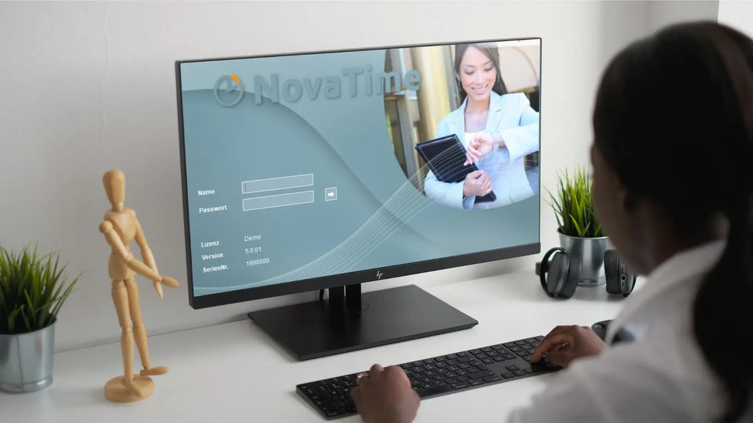 Zeiterfassung NovaTime V5 für 10 Mitarbeiter + BildschirmTermial Browser