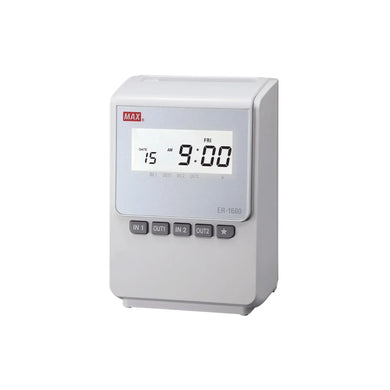 Klassische Zeiterfassung mit der MAX ER 1600 Stempeluhr