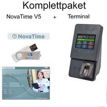 Lade das Bild in den Galerie-Viewer, NovaTime V5 Starterpaket mit Terminal und 2 Std. Einrichtung – inkl. 10 Mitarbeiter, erweiterbar
