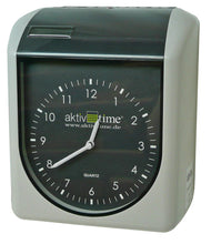 Lade das Bild in den Galerie-Viewer, Stempeluhr aktiv-time  at100a inkl. 100 Stempelkarten Starterpaket
