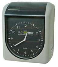 Lade das Bild in den Galerie-Viewer, Stempeluhr Startpaket at100a von aktiv-time inkl. 200 Stempelkarten
