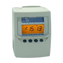 Lade das Bild in den Galerie-Viewer, SEIKO Stempeluhr QR-395 seitliche Ansicht rechts

